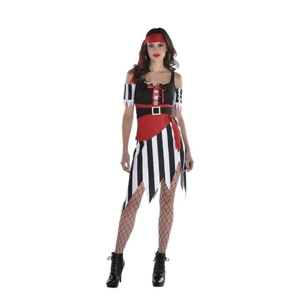 SULTRY SHIPMATE sexy pirate Halloween costume dress size adult size 2-4